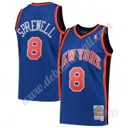 Basketball Trikot Kinder New York Knicks 1998-99 Latrell Sprewell 8# Blau Hardwood Classics Swingman..